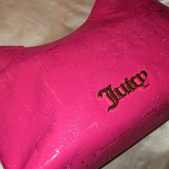 Juicy Couture Pink Flash Enchanted Hobo Bag Top Handle Woven Chunky Strap NWT main image 9